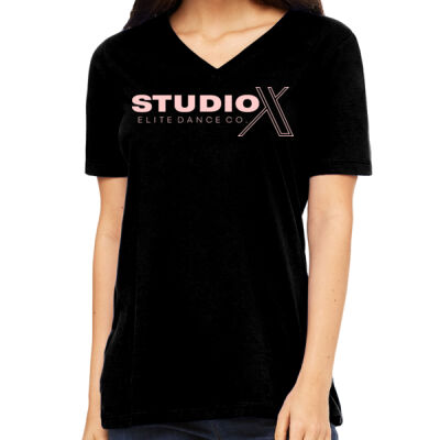 womens relaxed v neck tee Thumbnail