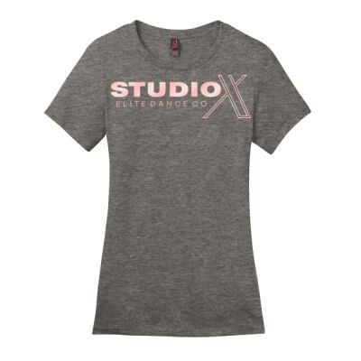 ROSE GOLD WOMENS TEE WITH X ON BACK Thumbnail
