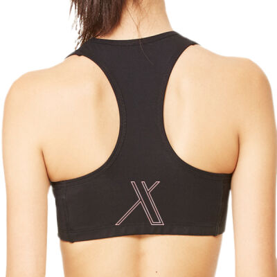 ROSE GOLD FOIL SPORTS BRA Thumbnail