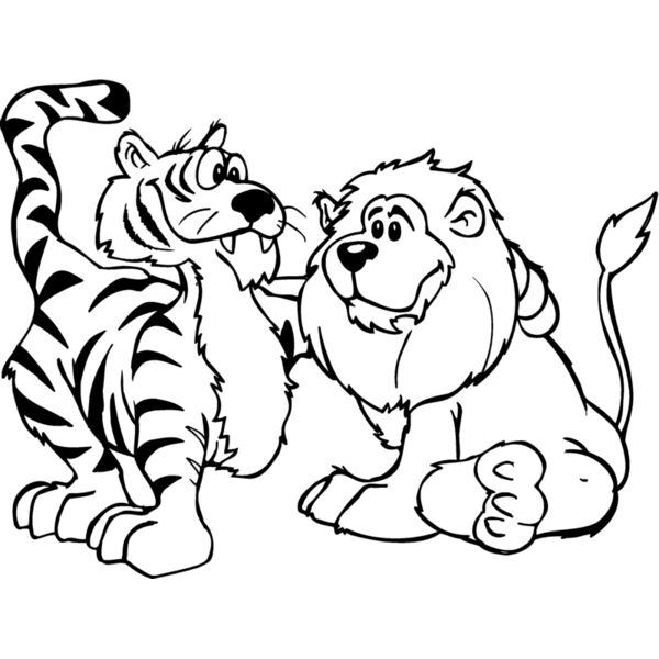 tiger and lion Thumbnail