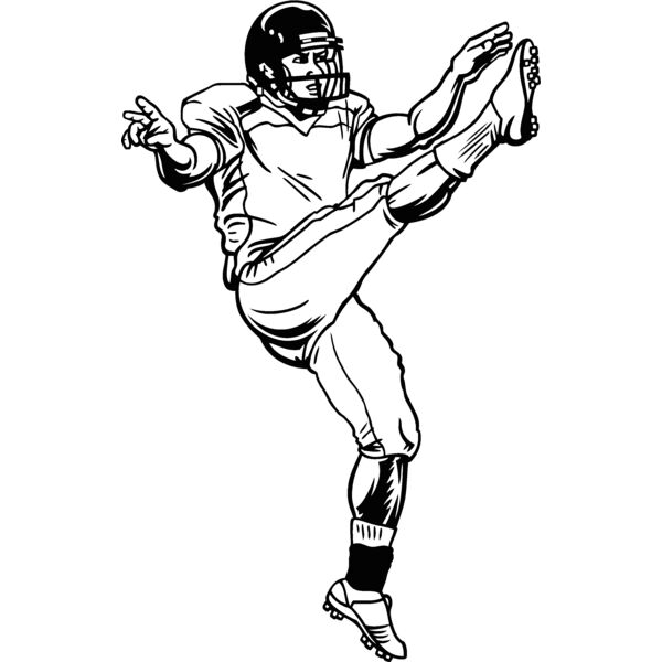 footbllplyr11v4bw Thumbnail