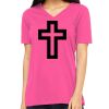 Missy's Relaxed Jersey Short-Sleeve V-Neck T-Shirt Thumbnail