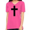 Missy's Relaxed Jersey Short-Sleeve V-Neck T-Shirt Thumbnail
