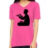 Missy's Relaxed Jersey Short-Sleeve V-Neck T-Shirt Thumbnail