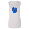 Ladies' Bella Flowy Scoop Muscle Tank Thumbnail