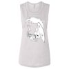 Ladies' Bella Flowy Scoop Muscle Tank Thumbnail